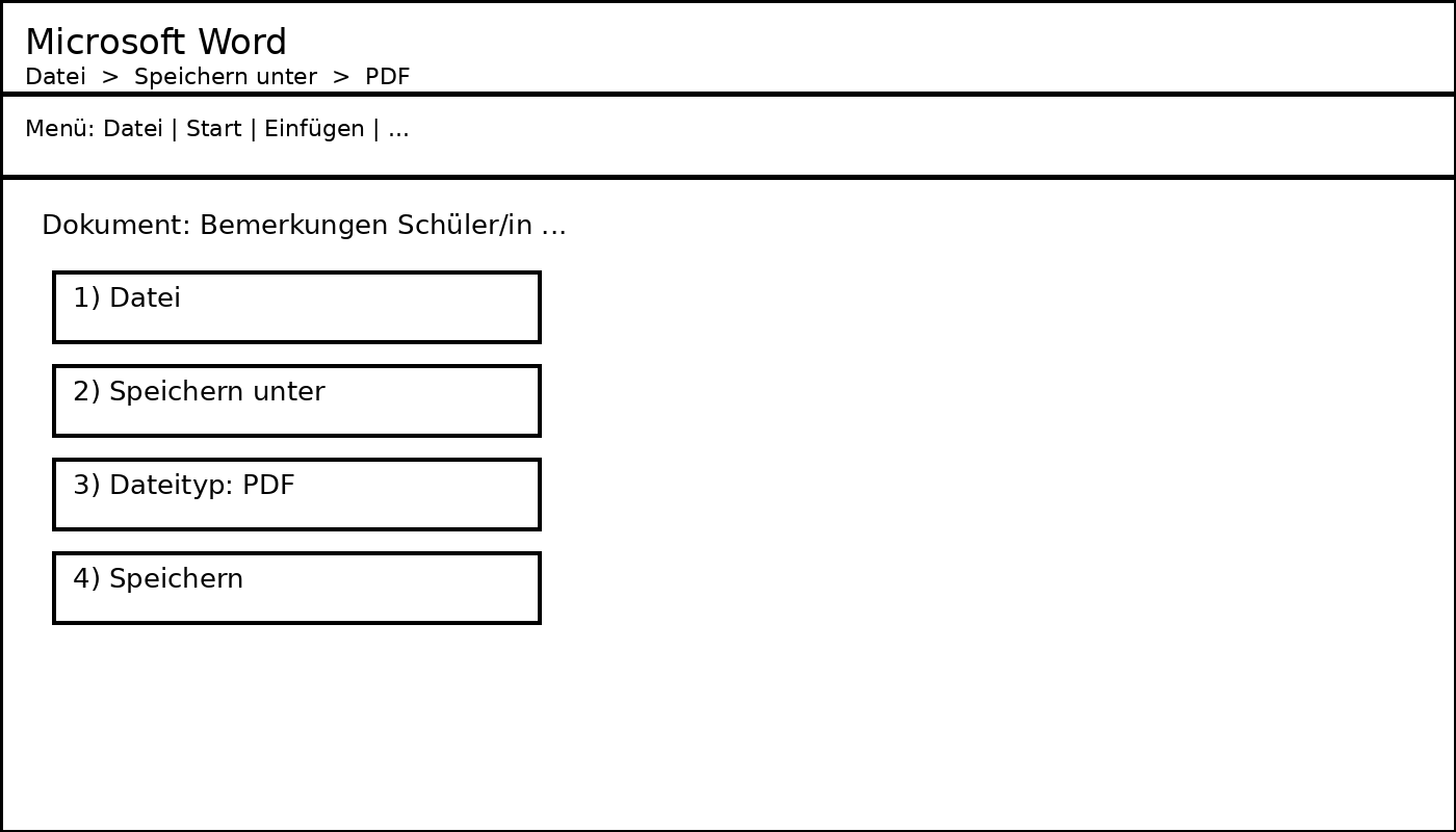Bild 1 – Word → PDF